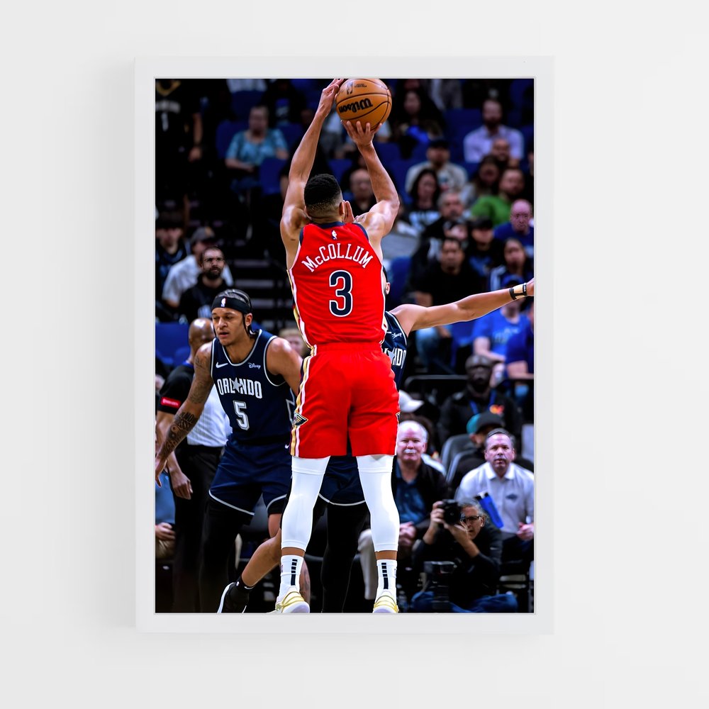 Poster mccollum panier – affiche Basketball (vue 3)